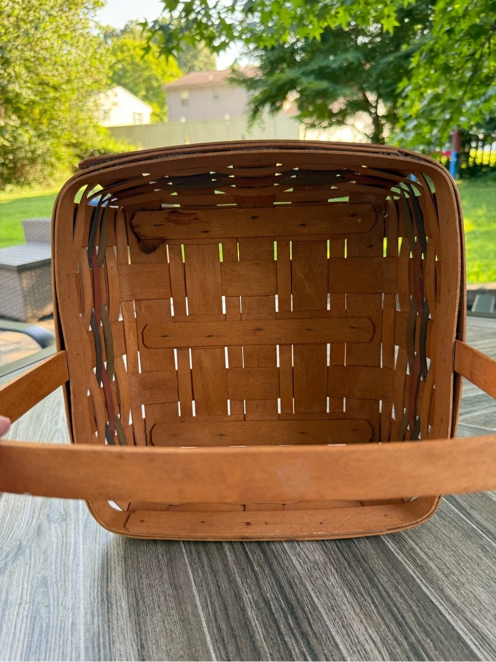 Longaberger Shades of Autumn Handwoven Pie Basket - see photos
